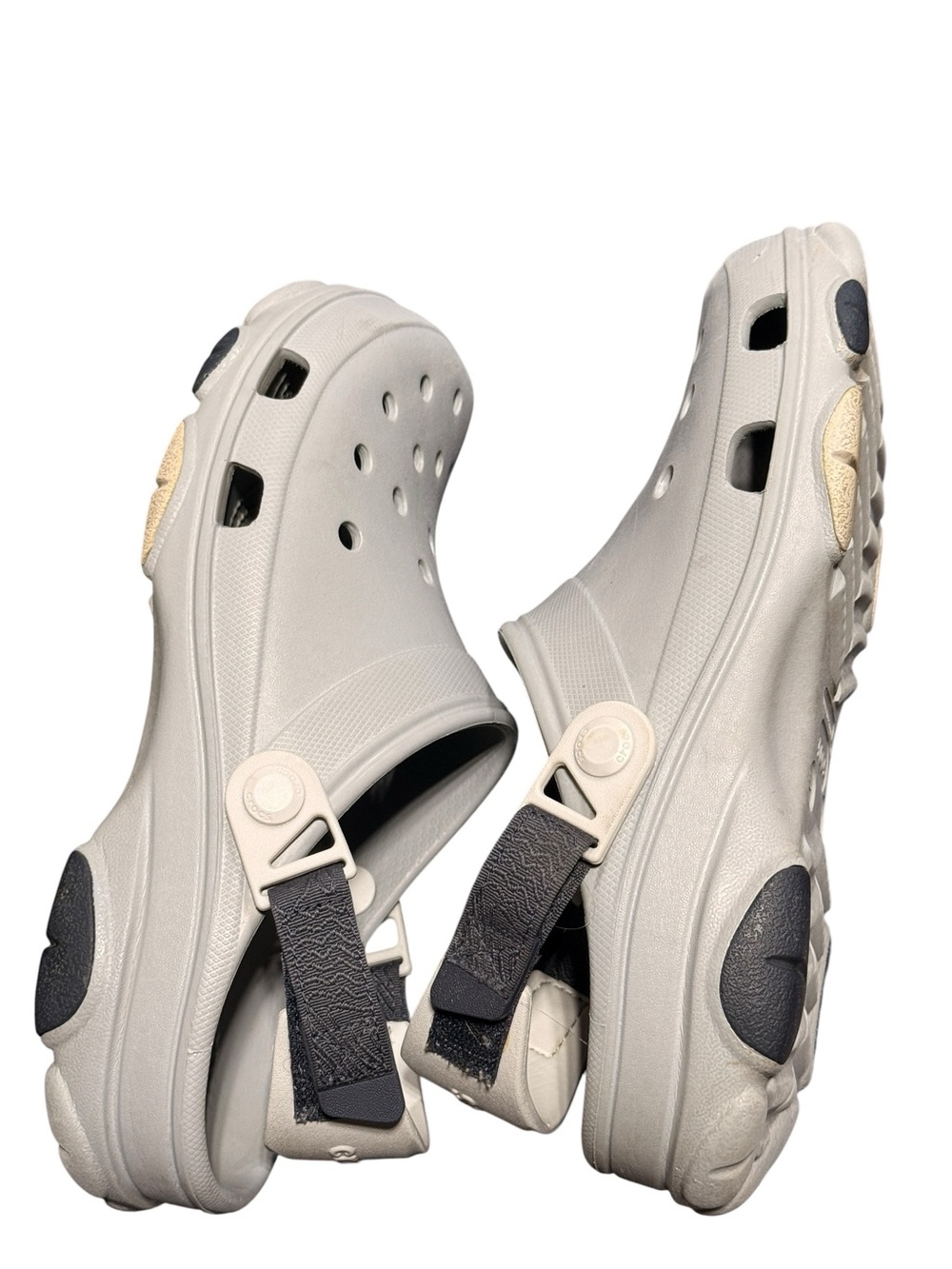 Crocs Classic All Terrain Clog Adjustable Strap Unisex Sz Men 7 Women 9 Grey - Picture 5 of 9